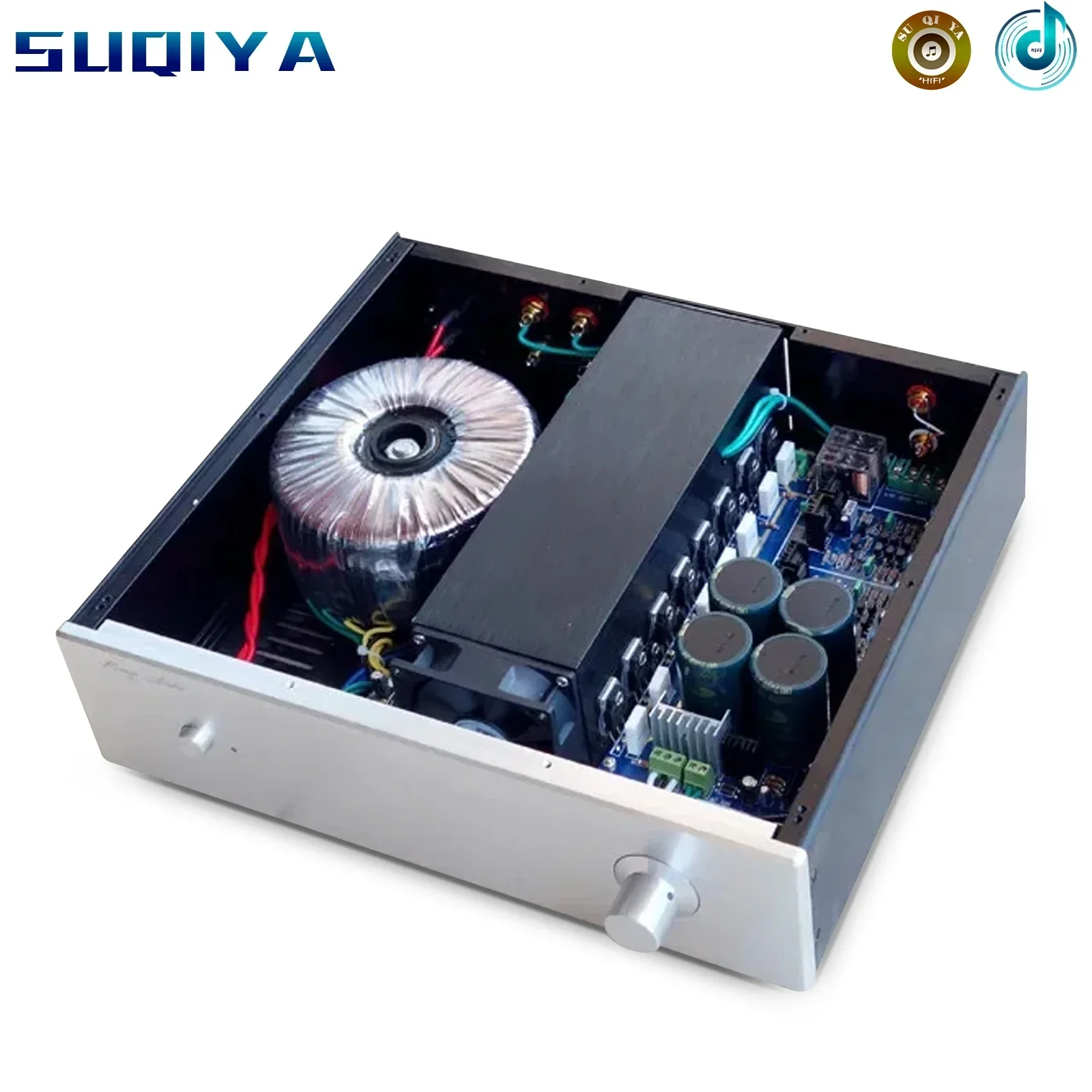 A4 AC220V NJW0281 0302 Fully Symmetrical Double Differential High Power HIFI Amplifier 250W+250W Stereo AMP