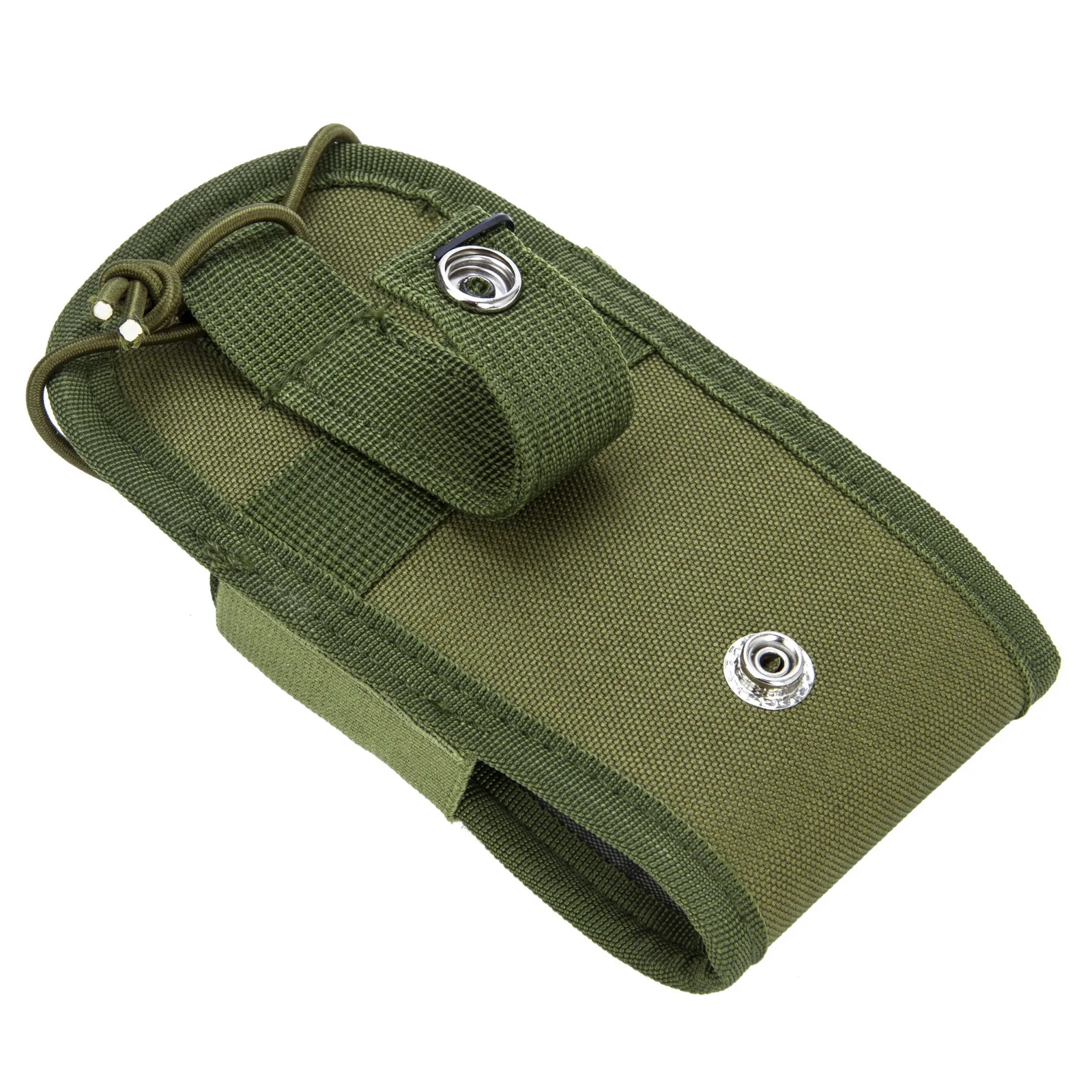 Bolsa táctica Molle para walkies de Radio, riñonera con soporte, funda portátil para interfono, bolsa de transporte para caza y Camping