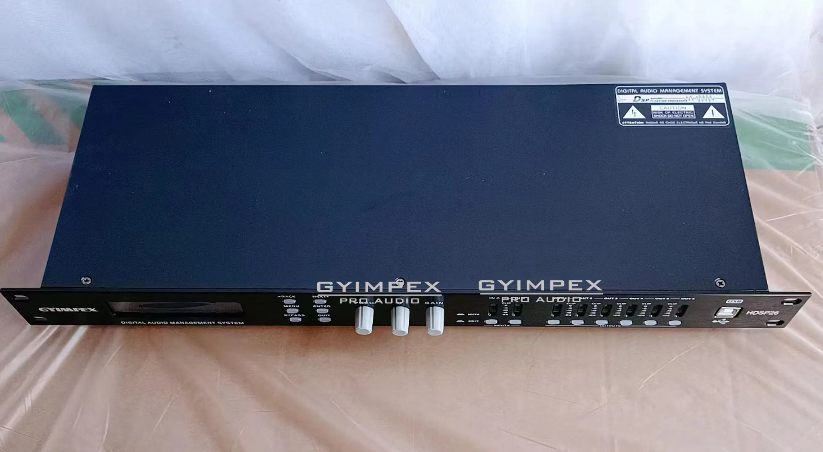 Professional Stage Equipment 2 Input 6 Output Dsp Digital Audio Processor