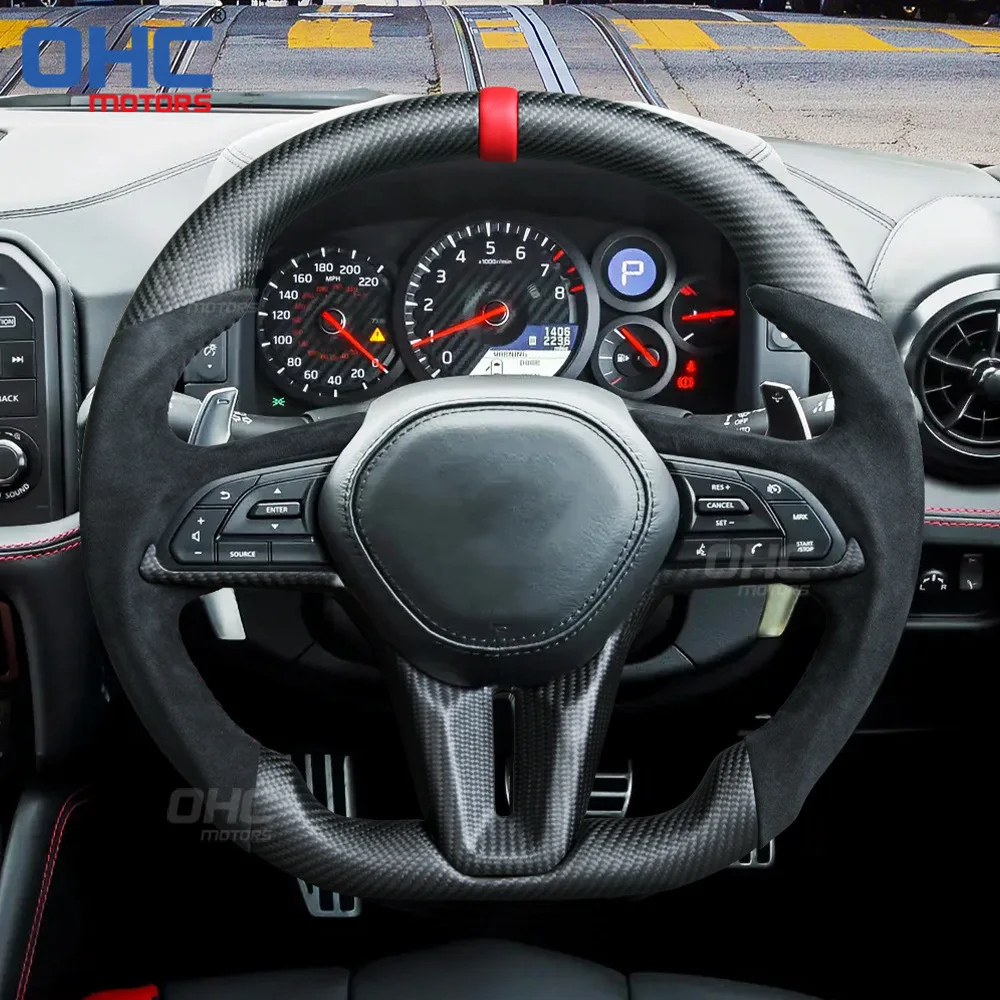 

Подходит для Nissan GTR в сборе NISMO матовый руль из углеродного волокна с откидным мехом автомобиля