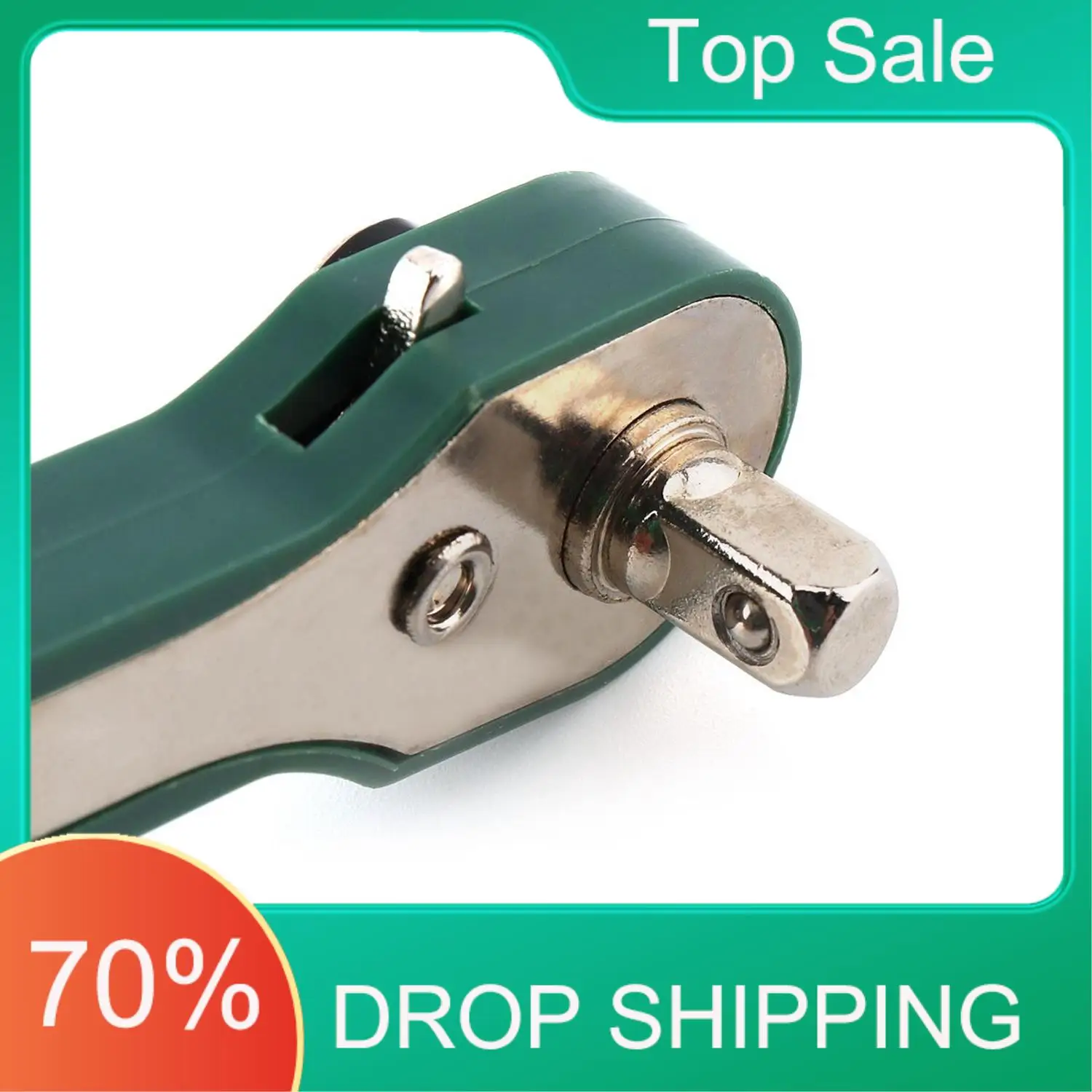 

AT03 Top 1X 1/4 Head Screwdriver Pole 6.35Mm Inner Hexagon Ratchet Socket Wrench & 2Pcs High Speed Center Punch,Center Hole Punc