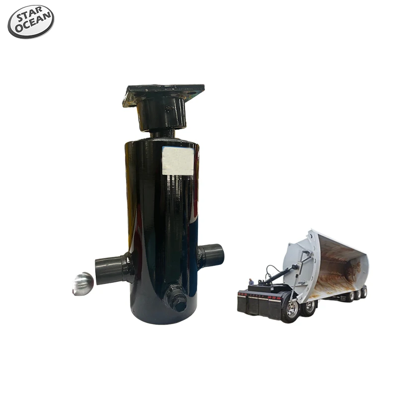 Ultra-Compact Hydraulic Piston Cylinder Side Dump Truck Telescopic Cylinders with Stainless Steel Construction