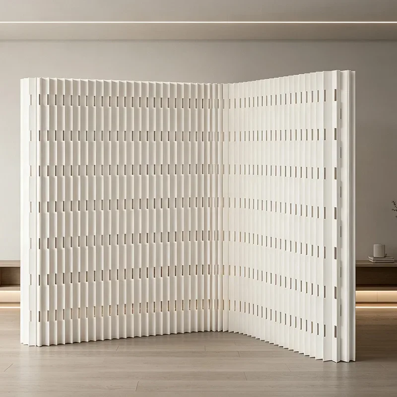 Hollow paper wall partition screen office porch partition live broadcast background movement