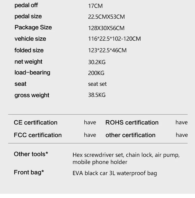 BOYUEDA Q7PRO Dual Motor 52V19AH Elektroroller, faltbar, 10 Zoll, High-End All-Terrain Elektroroller – Detail 16