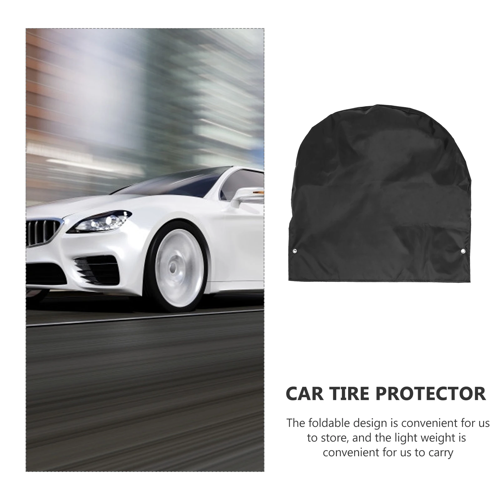 Waterdichte Oxford Doek Bandenhoes Voor Auto Opvouwbare Lichtgewicht Uv-bestendige Wielbeschermer Vuilafstotende Autobandenhoes Voor
