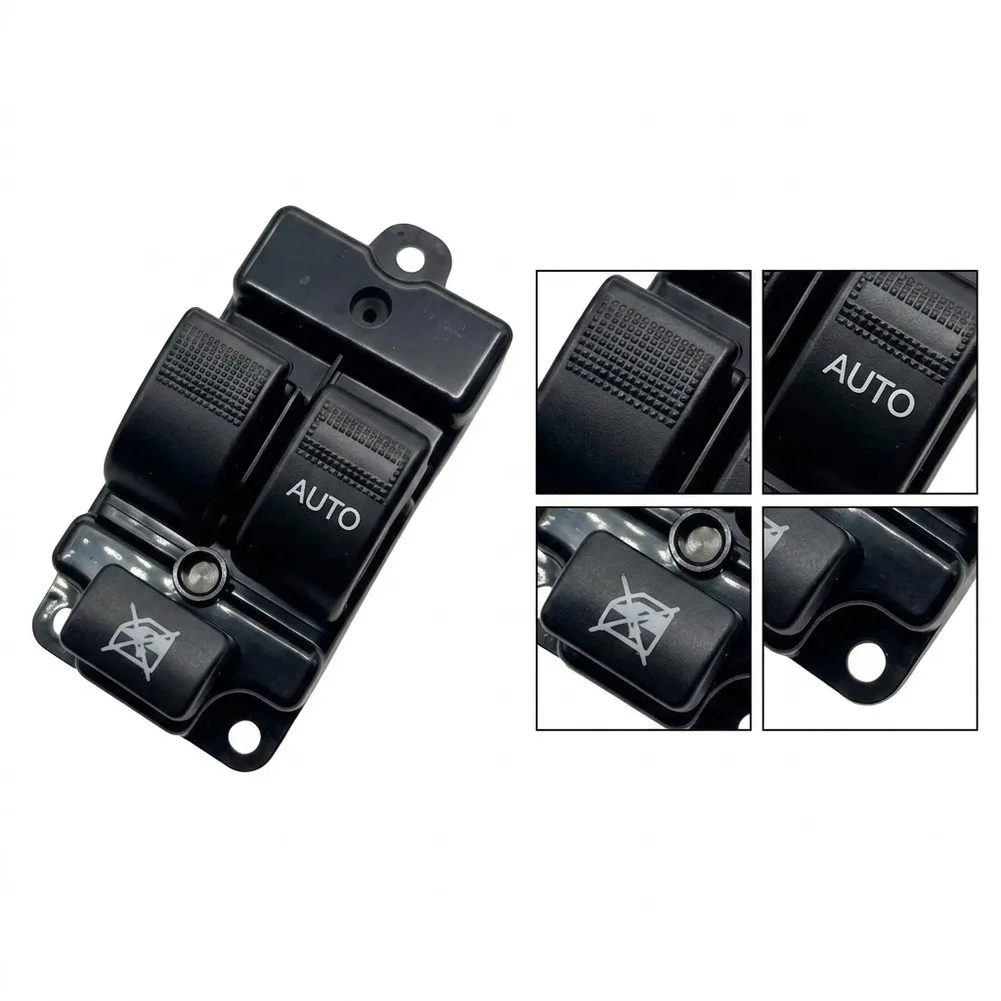 /S63L-66-350 /S63L66350 /Window Switch Button For Mazda Bongo 1999-2020 RHD Driver Side Power Lifter Control Replacement Black P