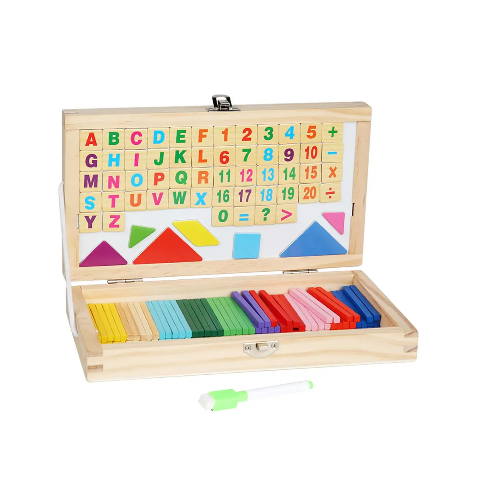 Multifunctional Calculation Box Abacus Learning Toy Educational Addition Subtraction Montessori Math and Counting Toys for Kids