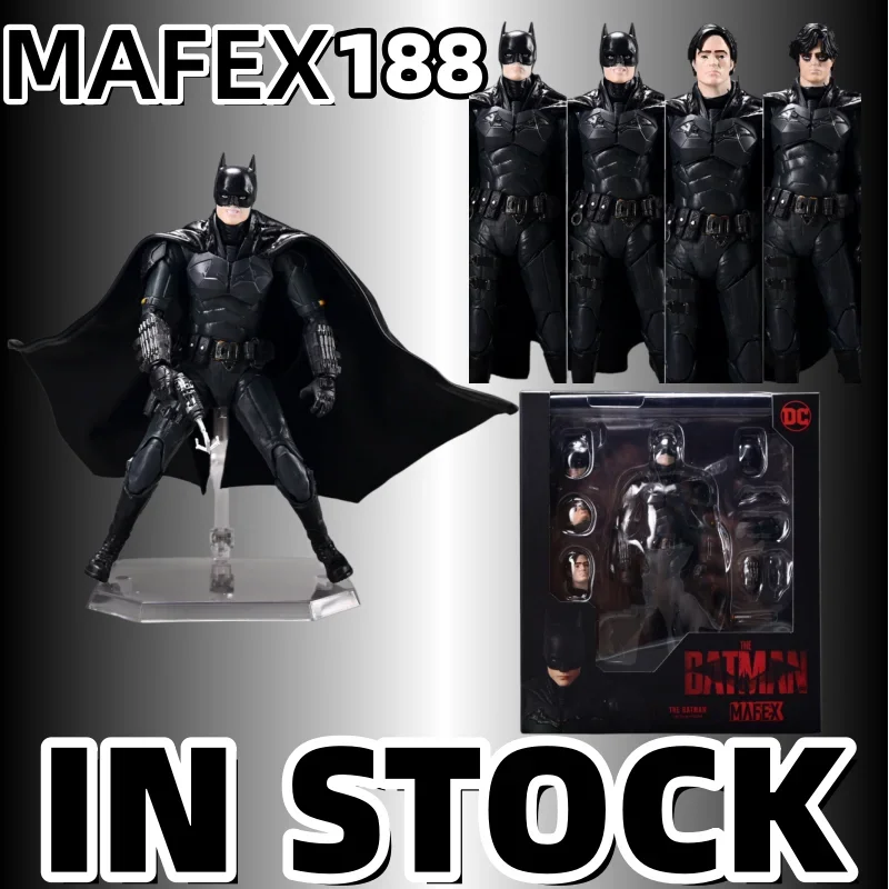 

Hot In Stock Anime Figurines The Batman Mafex 188 Robert Pattinson Movie Version Figurine Justice League Batman Action Kids Toy