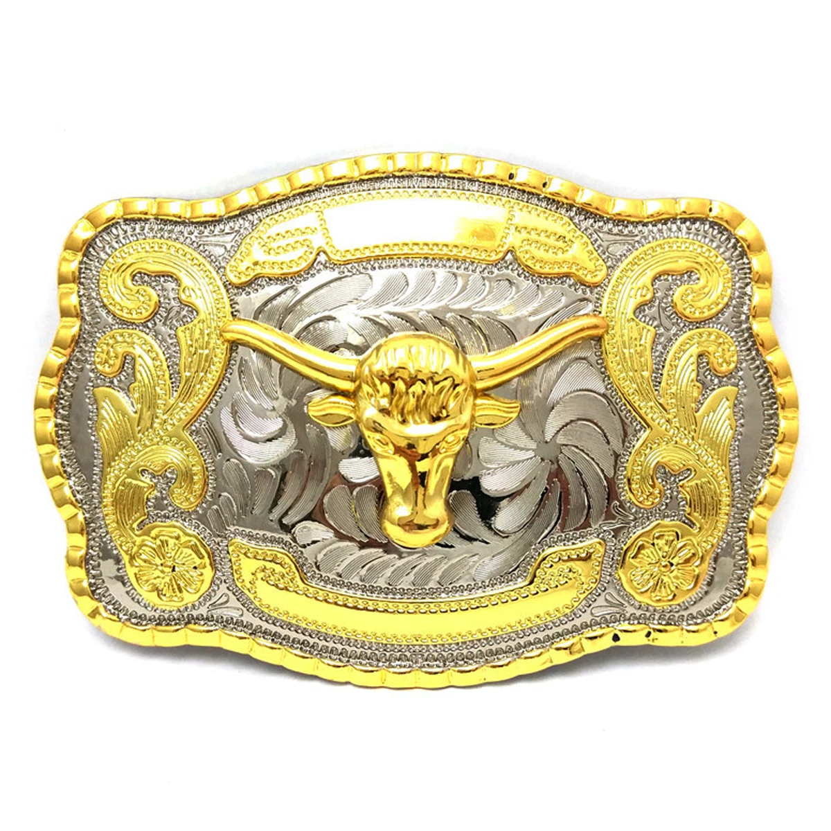 

T-DISOM Ретро Золотая Ковбойская Коровья Голова Тотем Американская Пряжка Ремня для Мужчин И Женщин