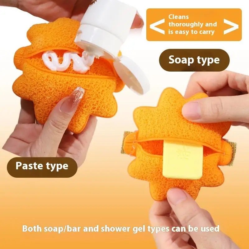 แผ่นฟองน้ำทำความสะอาดผิวหน้า ทำความสะอาดล้ำลึก ขจัดเซลล์ผิวที่ตายแล้ว ล้างเครื่องสำอาง นวดหน้า สปา แผ่นเช็ดเครื่องสำอาง นุ่ม อุปกรณ์ล้างหน้า