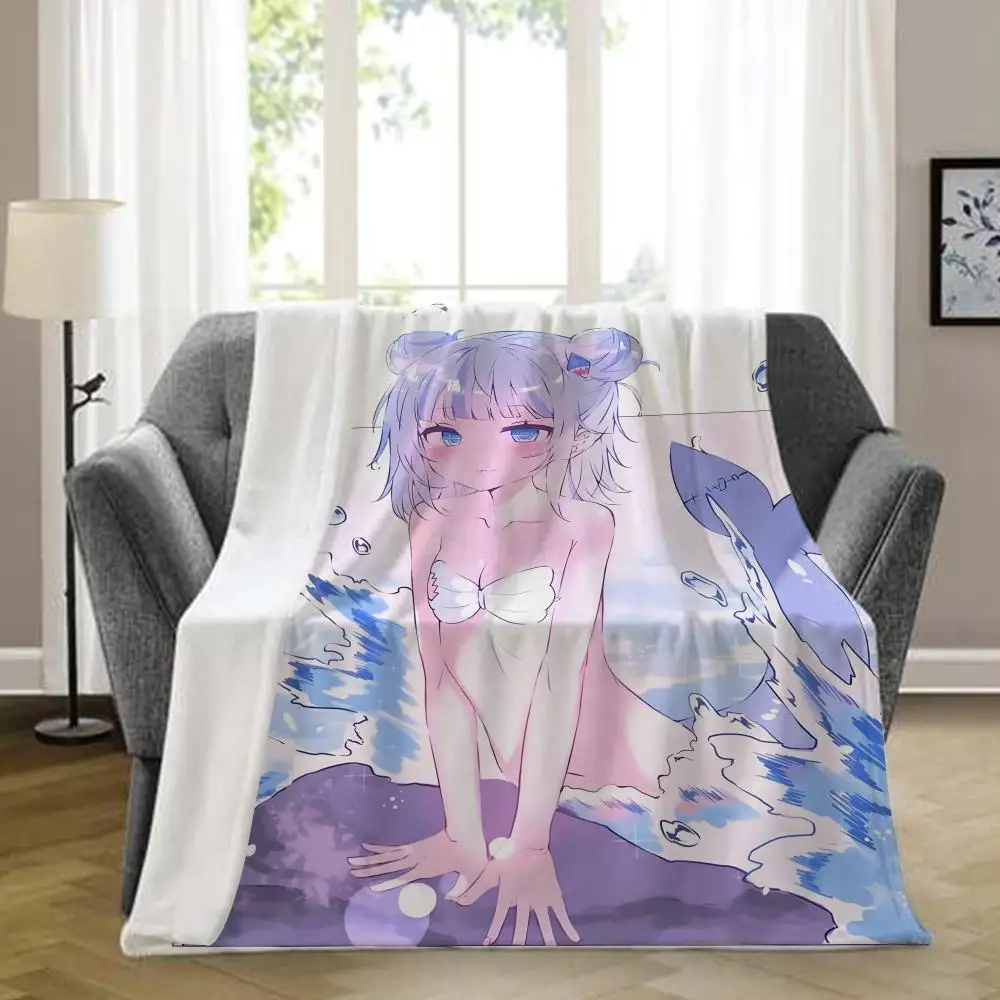 

Ordinary swimsuit girl Throw Blanket Aesthetic Art Flannel Blanket Portable Home Travel Camping Sofa Picnic Thickening Flannel