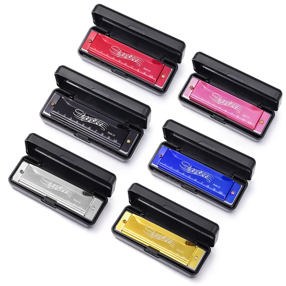 10-gaats 20-tone mondharmonica draagbaar mondharmonica vroeg educatief muziekinstrument gemakkelijk leren volwassenen kinderen cadeau