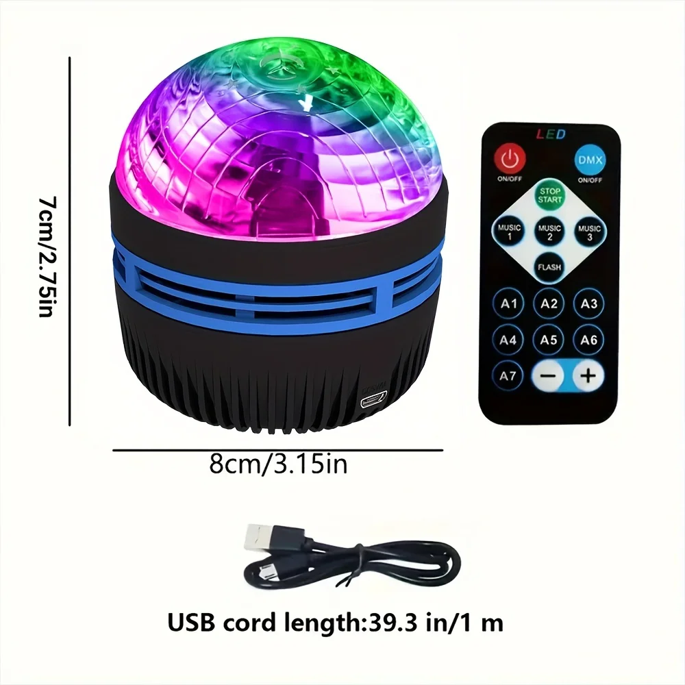 Art Decor Night Light Projector Remote Control Aurora USB Starry Sky Galaxy Lamp Color Changing for Bedroom Party Christmas Lamp