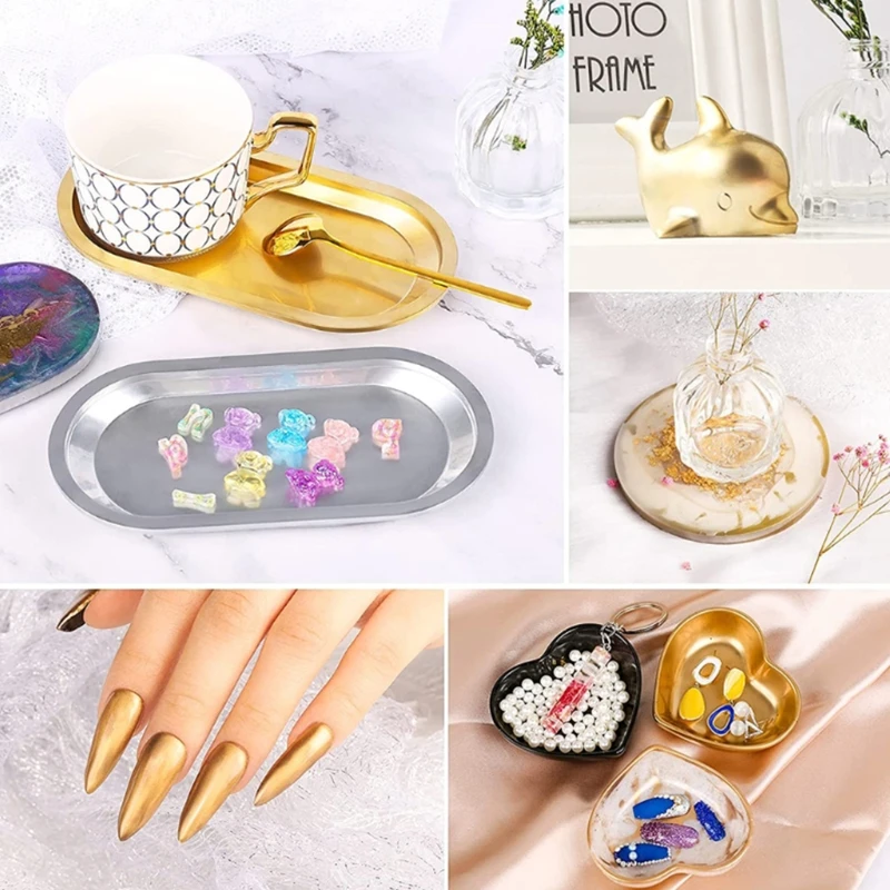 12Colors Metallic Pigment Powder Mica Powder Fine Resin Pigment Powder Resin Dye N58F