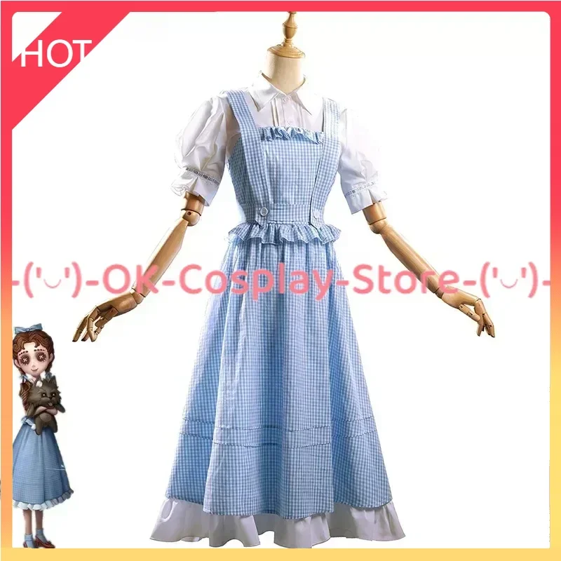 

[Custom Made] Game Identity V Little Girl Dorothy Cosplay Costume Women Picnic Dress Hallween Carnival Uniform Anime Clothes