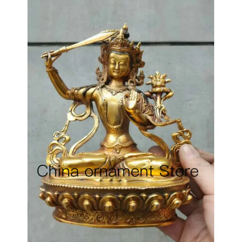 

Buddhist Old Bronze Statue Buddha Bodhisattva Bodhisattva Auspicious Mantra