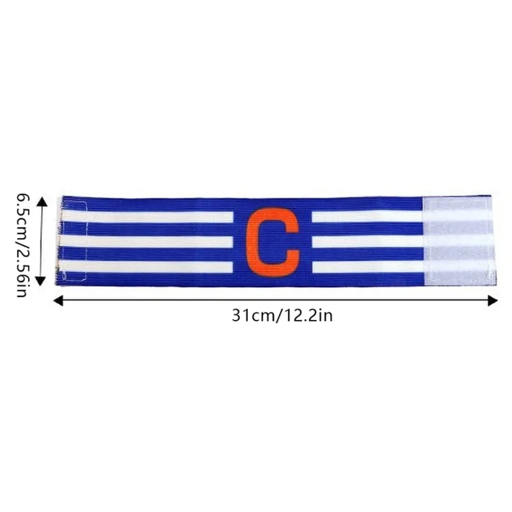 Bracciale da capitano estivo Bracciale da calcio elastico regolabile Colore fai da te Split Calcio C Capitano Distintivo Ricompensa scolastica per bambini