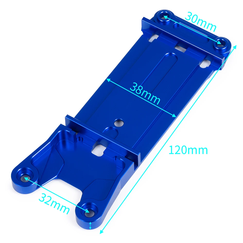 YEAHRUN الخلفية الذراع قوس الخلفية التعادل بار جبل/عرافة عجلة المكسرات محور عجلات غطاء/توجيه ربط قضيب ESC جبل ل 1/5 X-MAXX RC سيارة