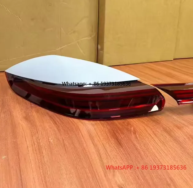 SJC LED-Rücklichter im Durchgangsstil für Porsche Panamera 970 2011–2017, hochwertige modifizierte Rückleuchten, Upgrade des Rückfahrbremssignals