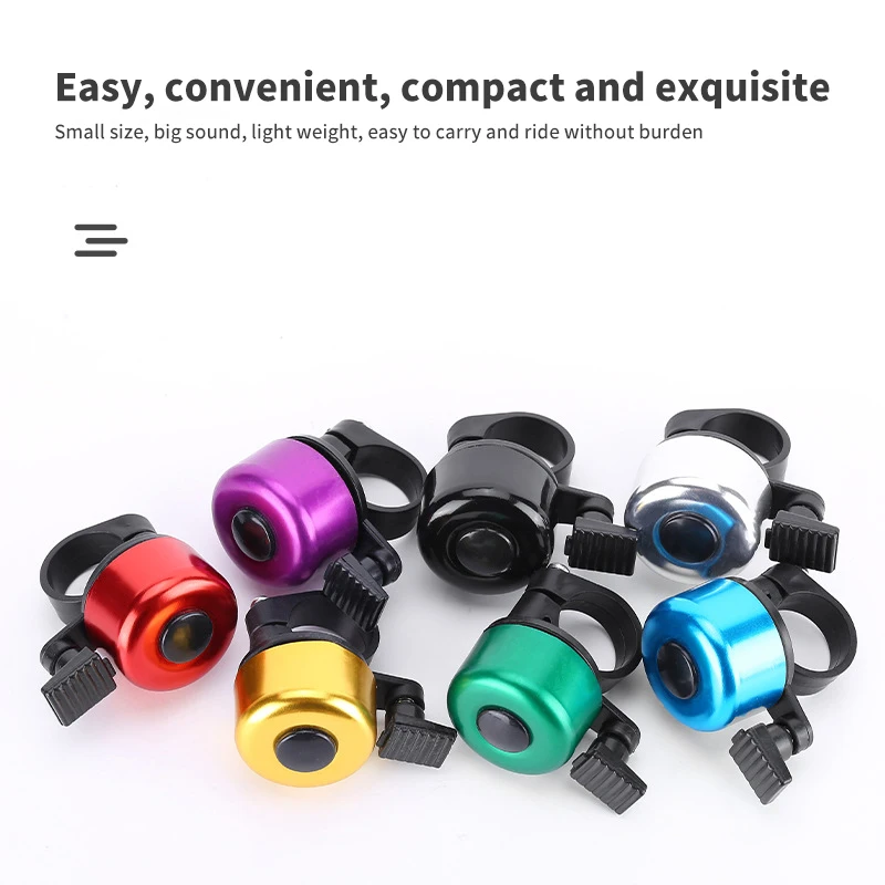 Bicycle Bell Alloy Mountain Road Bike Horn Sound Alarm Safety Warning Cycling Handlebar Metal Ring Call MTB Bike Accessories