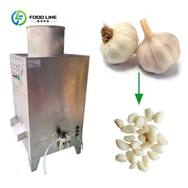 Customized New Automatic Small Chain Garlic Peeling Machine for Farm Restaurant Industries Fruit Vegetable Peeling Machine