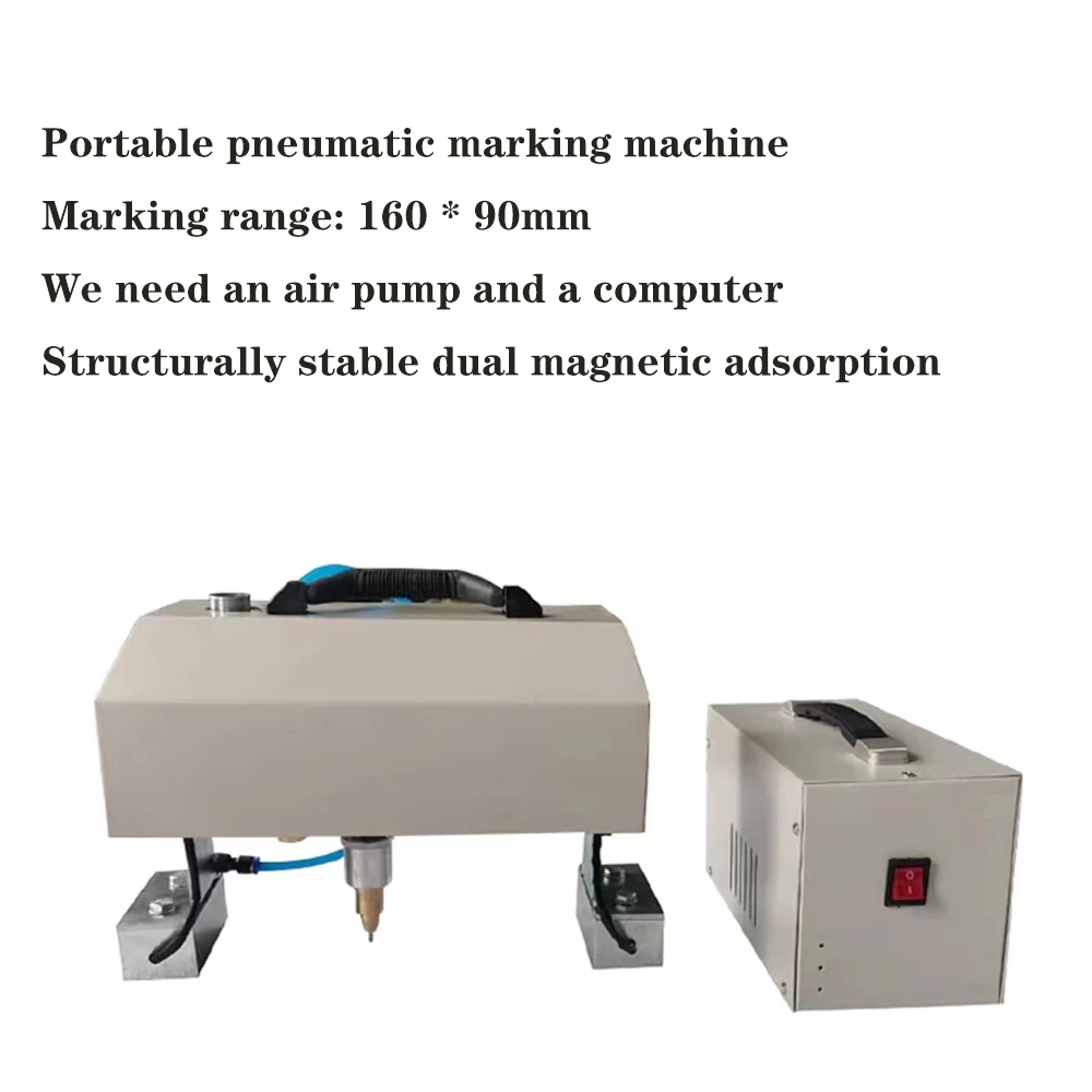 Portable Marking Machine For VIN Code Pneumatic Dot Peen Marking Machine Vehicle Chassis Number Engraving Machine