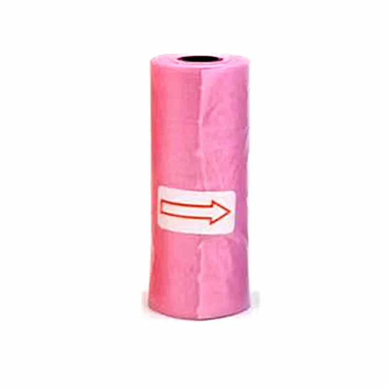 2-100Roll Hondenpoepzak Outdoor Cleaning Poop Bag Outdoor Clean Huisdierenbenodigdheden voor honden 15 zakken / rol Navulling vuilniszak Dierbenodigdheden - afbeelding 2
