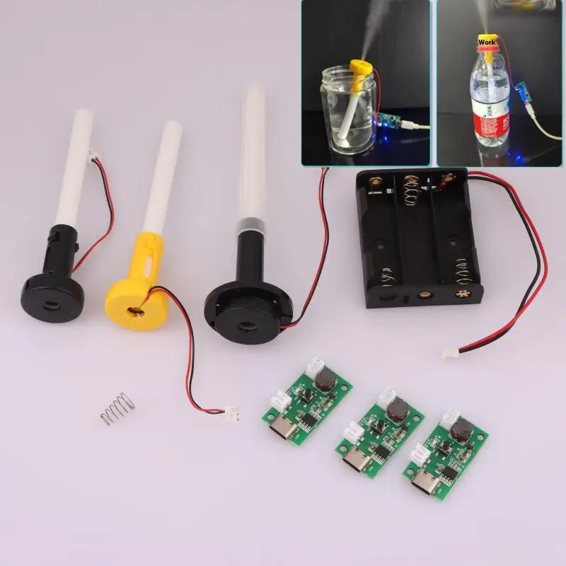 Ultrasonic Humidification Control Board, Single-Spray Head, Dual Power 4.5-5V DC Type-C