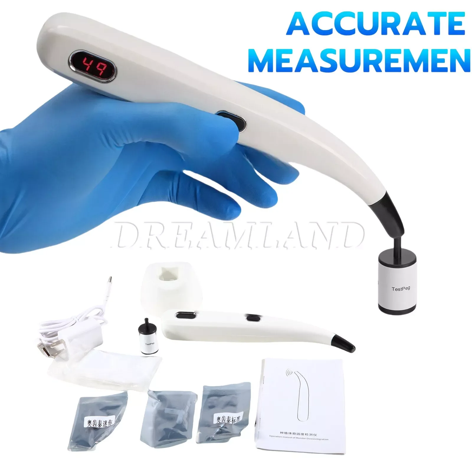 Dental Implant Osseointegration Monitor RFA Implant Stability Measurement Tester