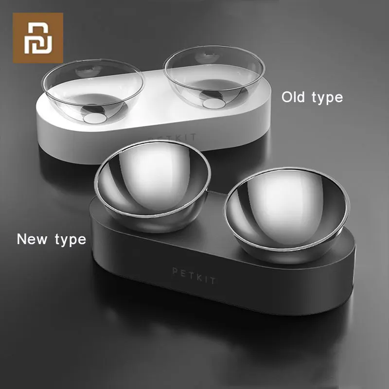 

Youpin Pet Bowl Feeding Dishes Adjustable Double Feeder Bowls Water Cup Cat Food Bowls Drinking Bowl Cats Pet Supplies