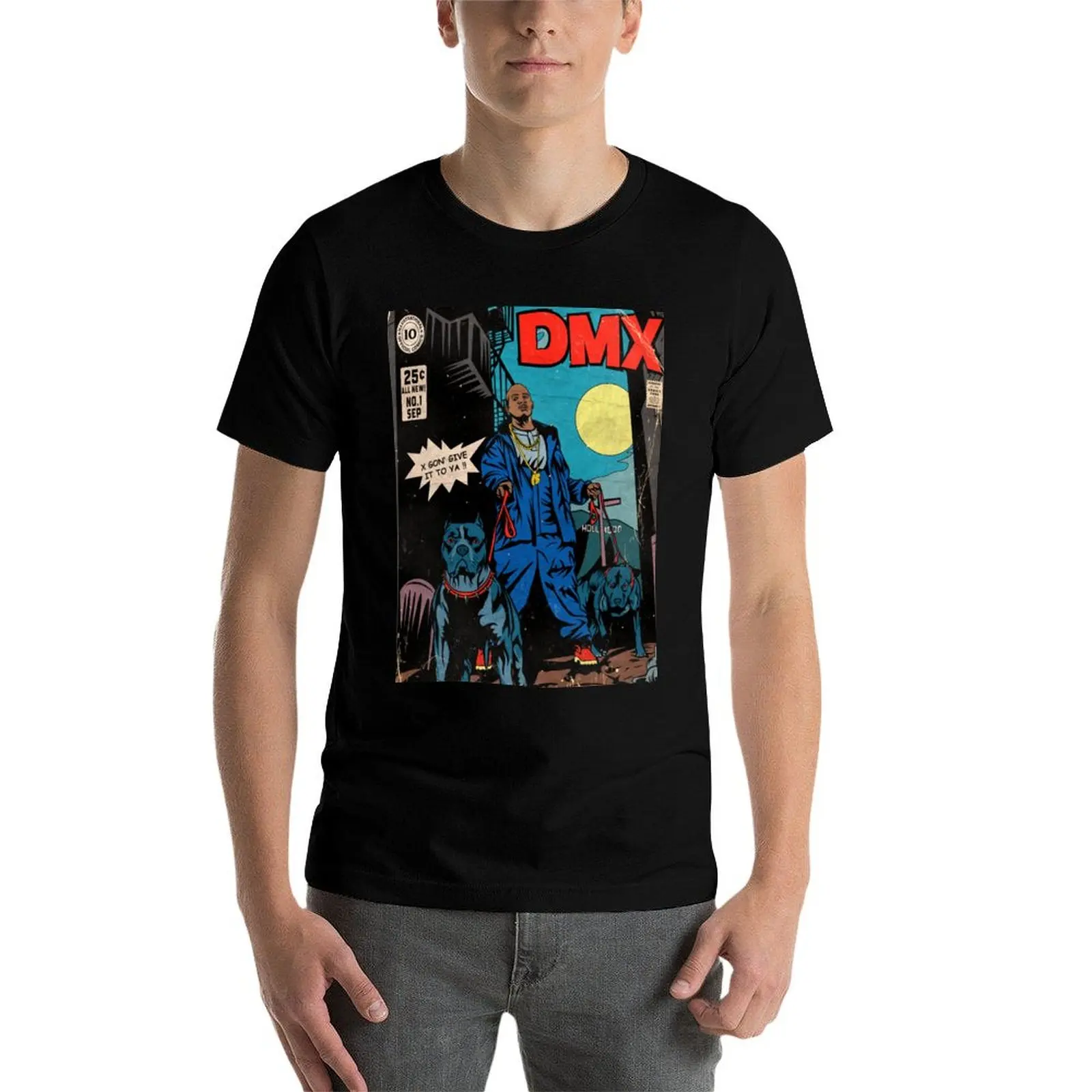 dmx x gon give it to ya T-Shirt oversized t shirt customs design your own sweat t shirts for men pack