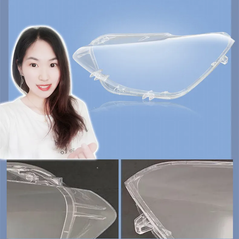 pair transparent Automobile head lamp 2012-2014 Auto front driving Headlamp car headlight lens cover for 1 series F20