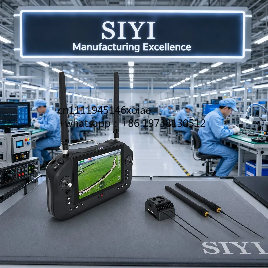 SIYI UniRC 7 & 7 Pro Handheld Ground Station 2.4GHz 5.8GHz 7 Inch 4K Digital Image Transmission Touch Screen for Spraying  Drone