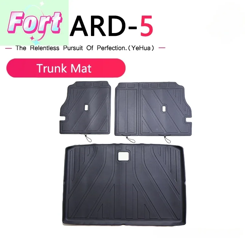 New For BYD FangChengBao Leopard 5 Full Surround Trunk Cushion,TPE Foot Pad, Rear Backrest Cushion, Interior Products
