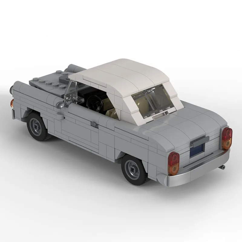 412 STKS MOC-242736 Peugeot 403 Convertible Sportwagen Stad Voertuig Technisch Model Bouwstenen Bricks Speelgoed Kinderen Verjaardagscadeau