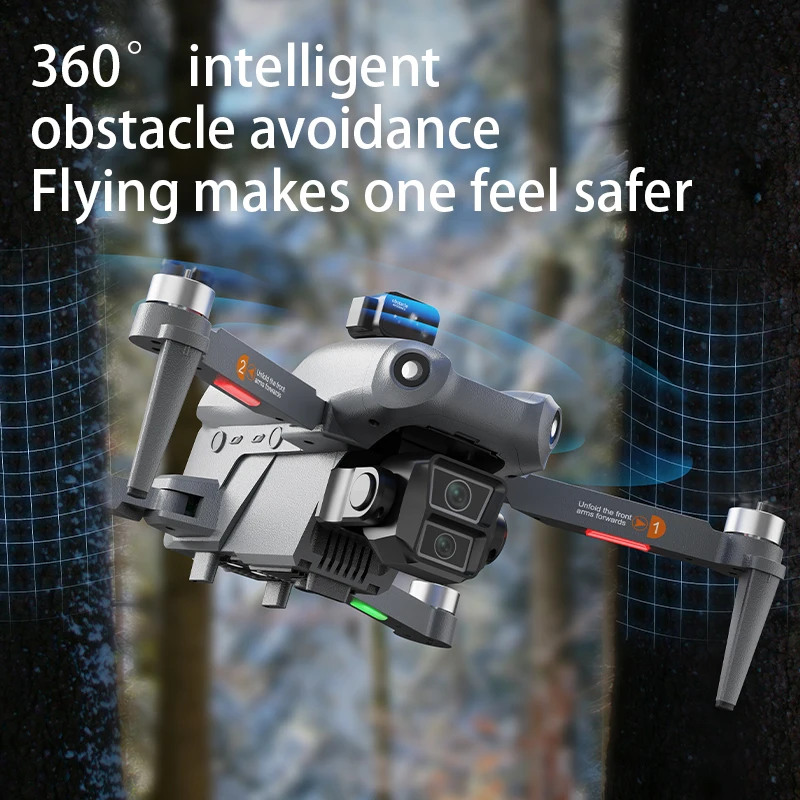 Fotografia 7: L300 Ultra Drone Profissional 4K Grande Angular Câmera HD 5G GPS Wifi FPV 3 Eixos EIS RC Dron 360 °   Brinquedos Quadcopter para evitar obstáculos