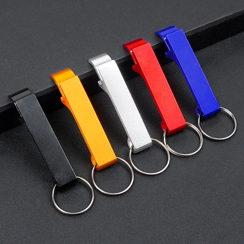 Universal Car Keychain Beer Bottle Opener Laser Engraved Metal Keyring For Tesla BYD Zeekr Xpeng NIO Li Auto AITO Hongqi Wuling