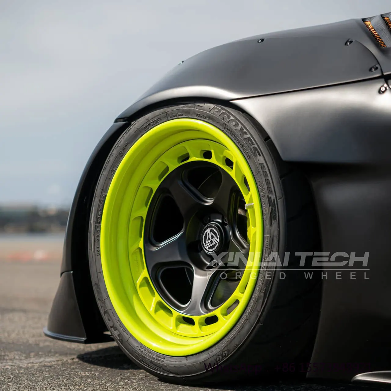 

Комплект из 2 кованых дисков на заказ 5x112 5x114.3 5x120 из алюминиевого сплава для гоночных автомобилей