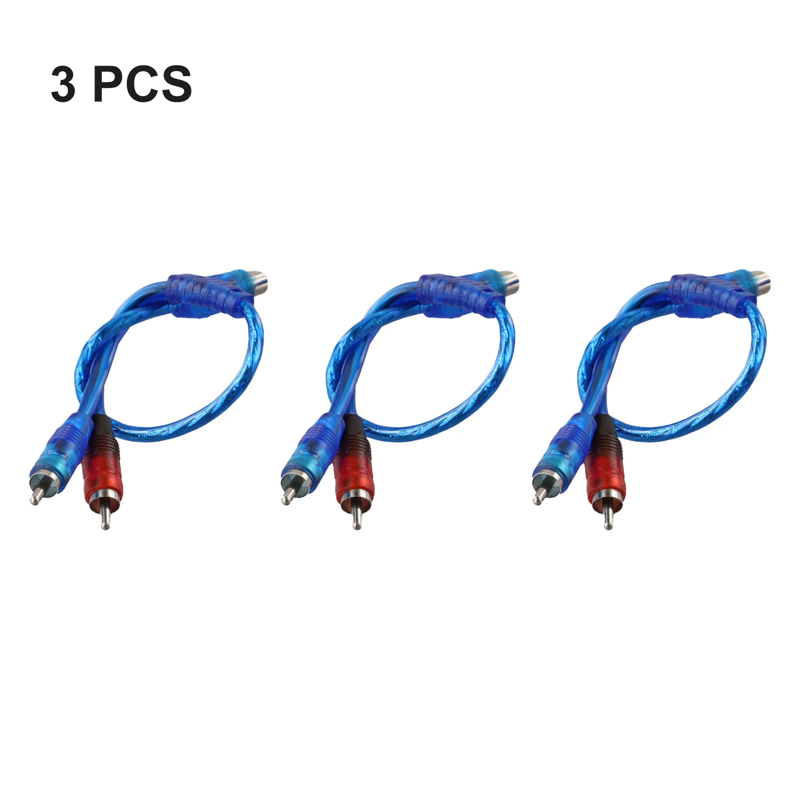 Cable Y Splitter Wire Splitter 30cm Accessory Car Audio Replacement 1 Female To 2 Male 1Pcs/3Pcs New Practical