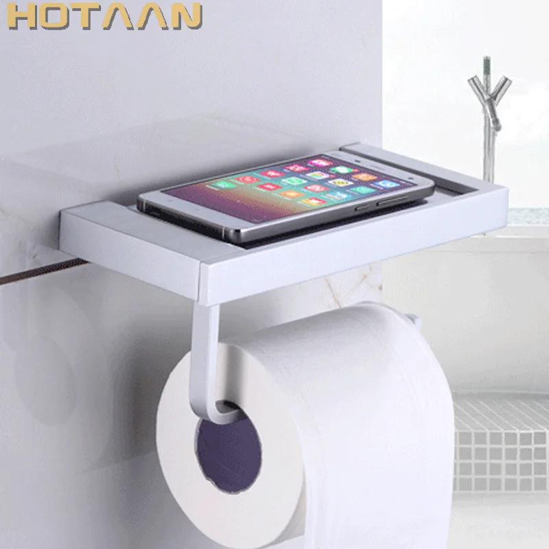 

Oxidation Finish Solid Aluminium toilet paper holder bathroom accessoreis toilet paper holder mobile holder YT-1292