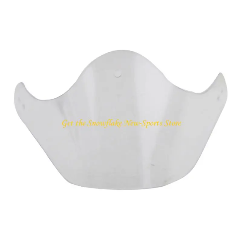 

E56D Противотуманные защитные шлемы Очки Хоккейные козырьки Щит против царапин Прозрачные хоккейные шлемы Защитные очки Прочные