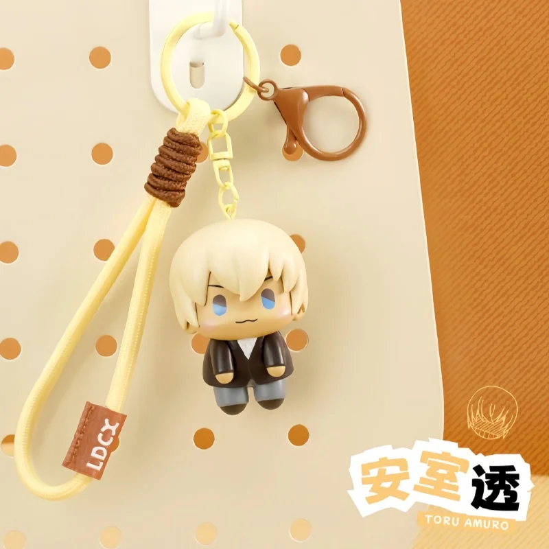 Genuíno detetive conan pendurado bonito exploração caixa cega pingente chaveiro decoração brinquedos periféricos boneca pingente brinquedos presente