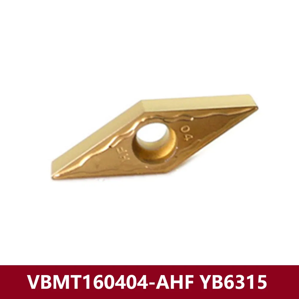 Original VBMT160404-AHF YB6315 CNC Lathe Cutter VBMT 160404 AHF VBMT1604 VBMT16 Carbide Inserts Holder Machine VBMT331-AHF Tools