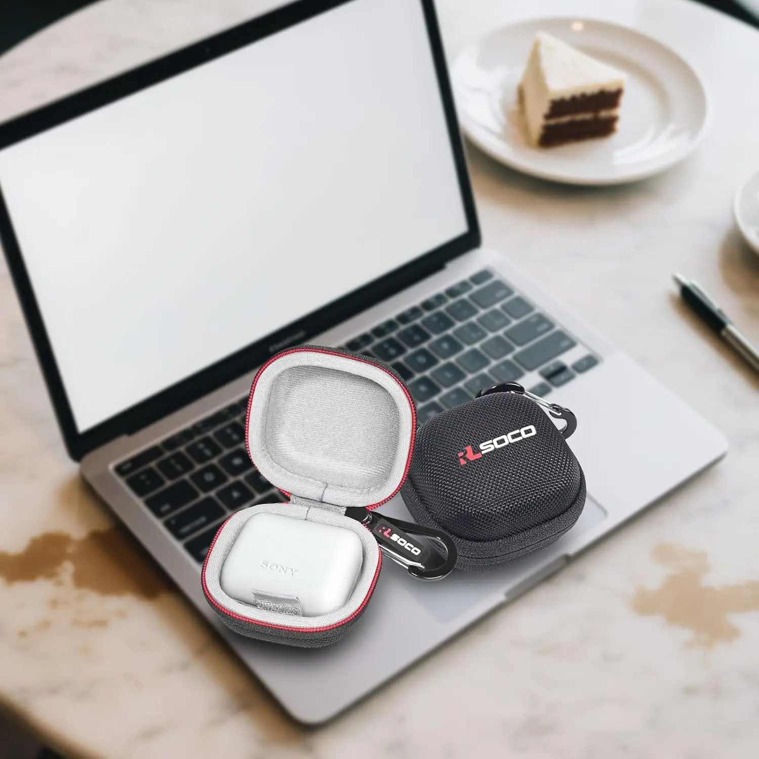 

Portable Earbud Carrying Case for Sony WF G700N INZONE Square Hard Shell Storage Bag for Wired Wireless Earphone Accessories