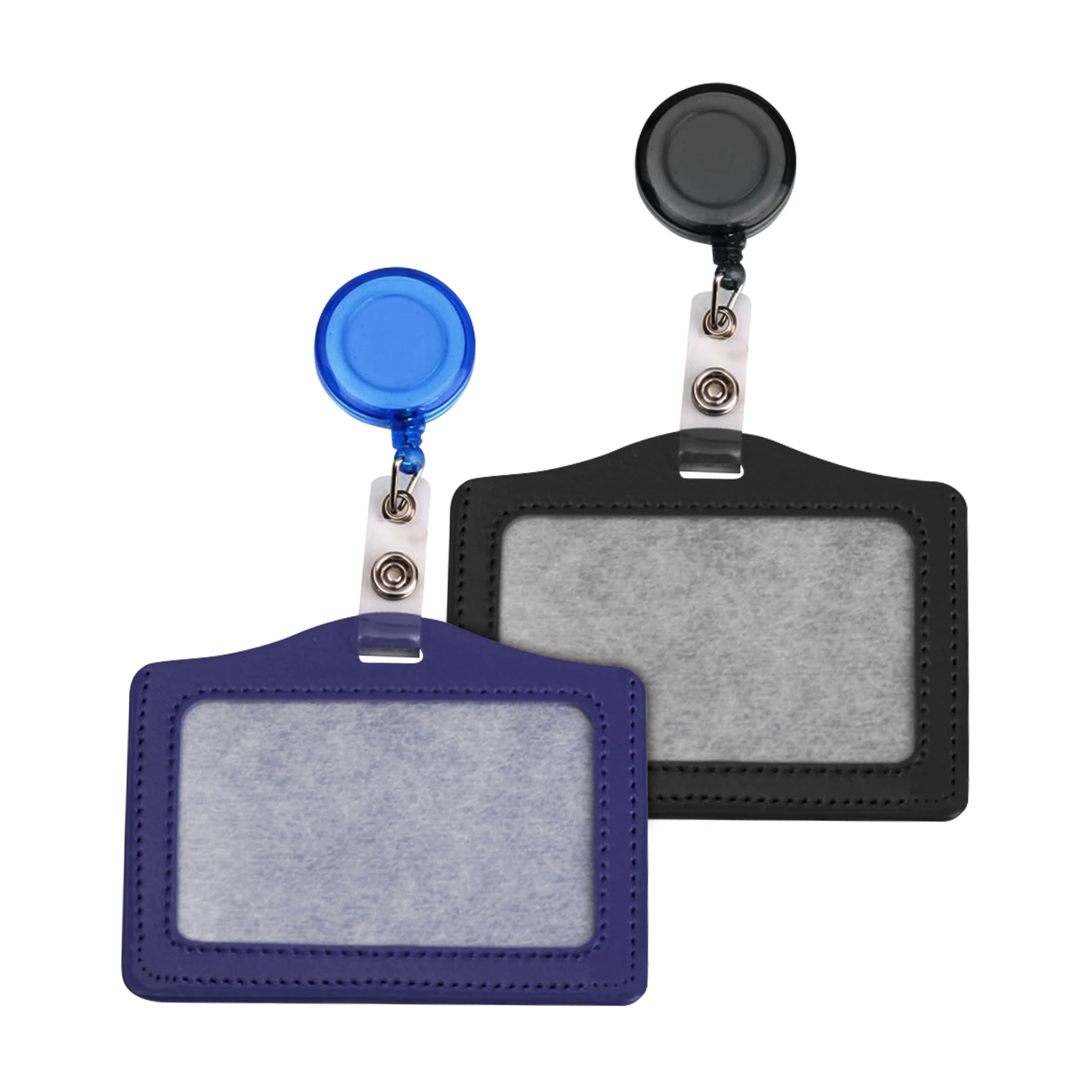 سلسلة مفاتيح من جلد البولي يوريثين قابلة للطي للطلاب ، شارة المدرسة ، أزياء المعلم ، حامل بطاقة الهوية ، مشبك حزام ، نافذة شفافة ، ممرضة ، 2