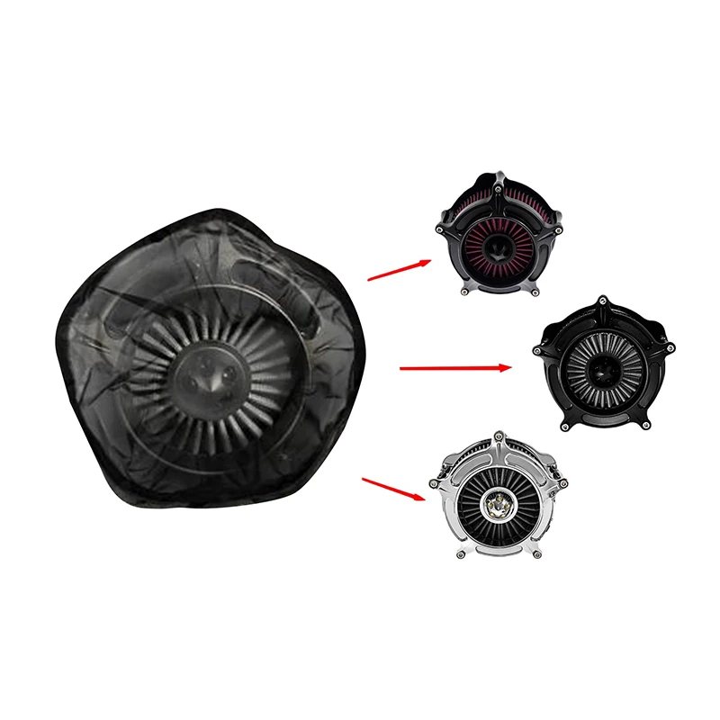 1 Piece 883 Motorcycle Air Filter Rain Sock For  Touring Street Glide  Sportster Waterproof Protective Filter Cover