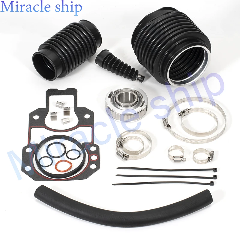 

30-803099T1 Bellows Transom Seal Repair Kit with Gimbal Bearing for MerCruiser Alpha One Gen 2 1991 & Up for Sierra 18-8206-1