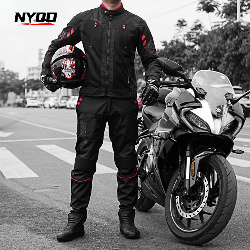 

Four Season Cycling Suit Long Sleeved Outdoor Motorcycle Racing Suit Rally Jacket Chaqueta Moto Hombre Invierno