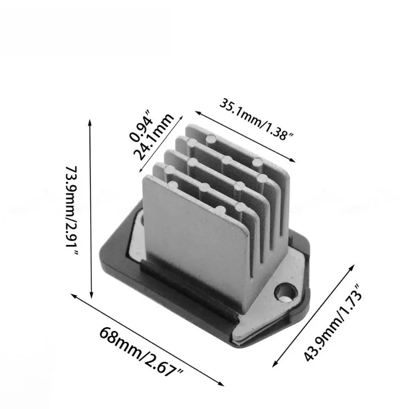 HVAC Blower Motor Resistor OE 69204-08A20 68140-21030 Fit for SsangYong Rexton Rodius D20DT 2001 Onwards