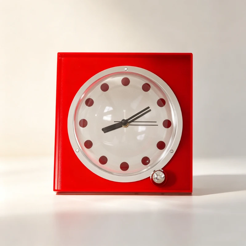 Decorative Desk Clock Modern Simple Clock Square Ornament Desktop Clocks Bedroom Living Room Dining Table Nightstand Watch